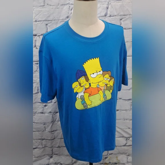 The Simpsons Matt Groening x H&M Men's Graphic T-Shirt Tee Relaxed Fit Sz Large - Picture 6 of 13
